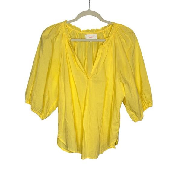 Xirena Jules Blouse Lemon - Picture 2 of 9